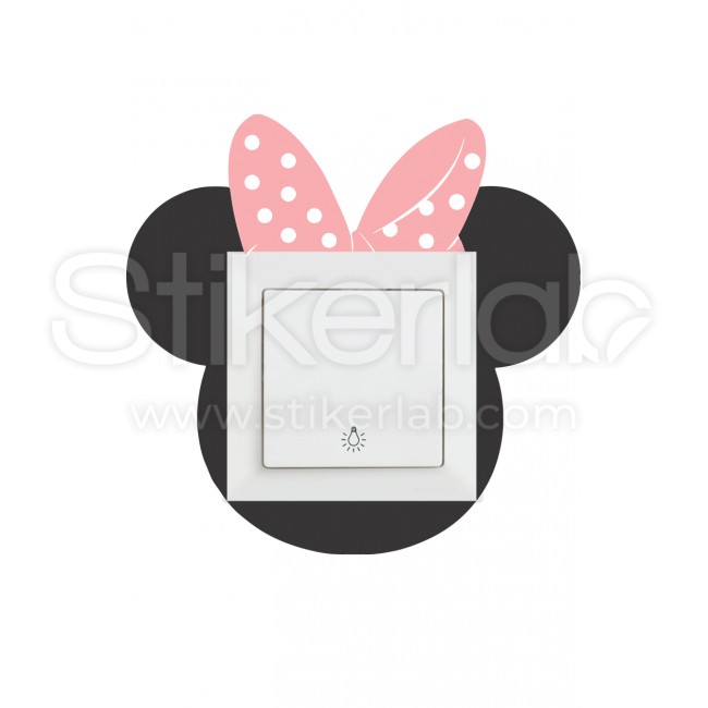 Minnie 6 stiker oko prekidaca